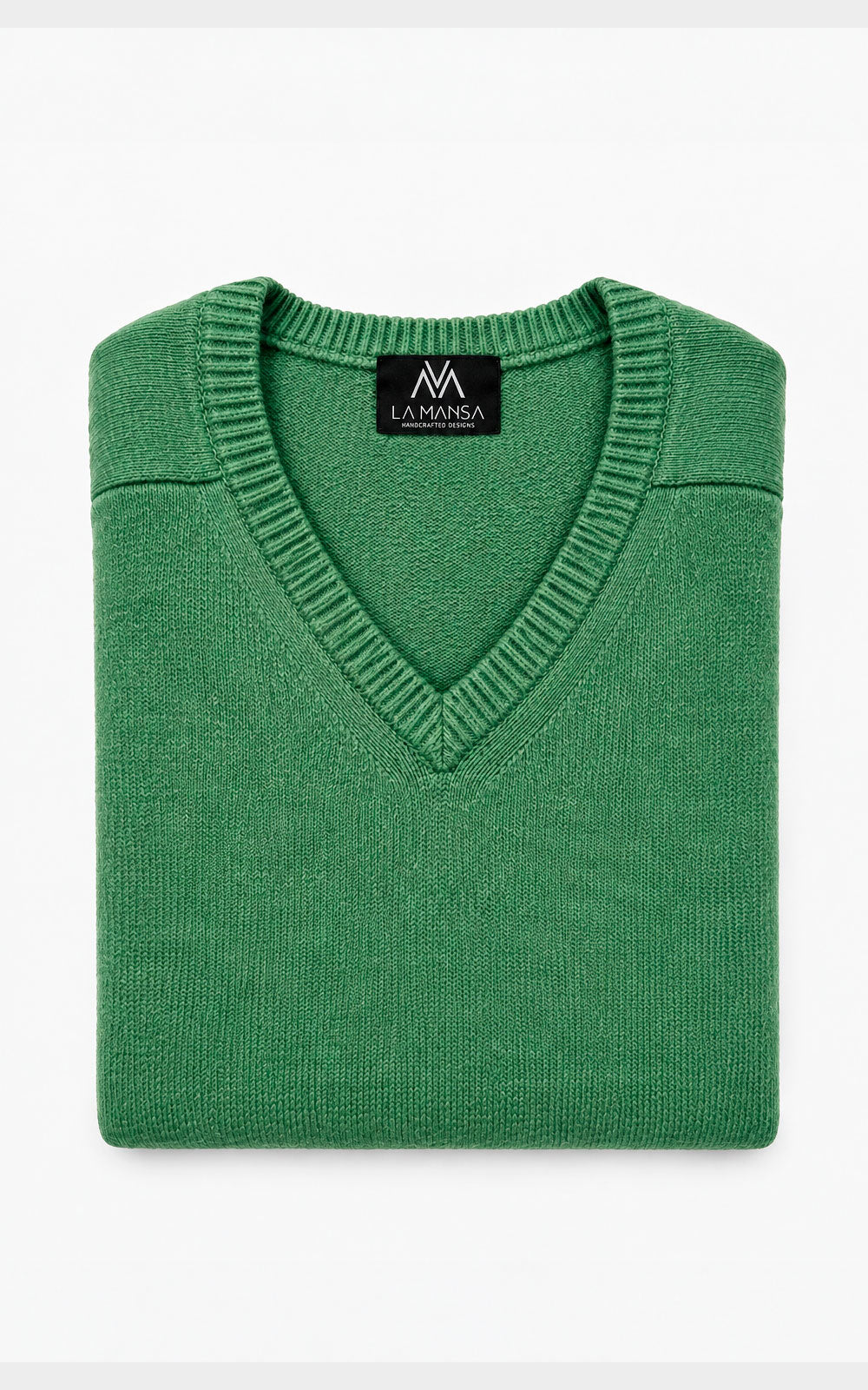 CAMEL V-NECK SWEATER