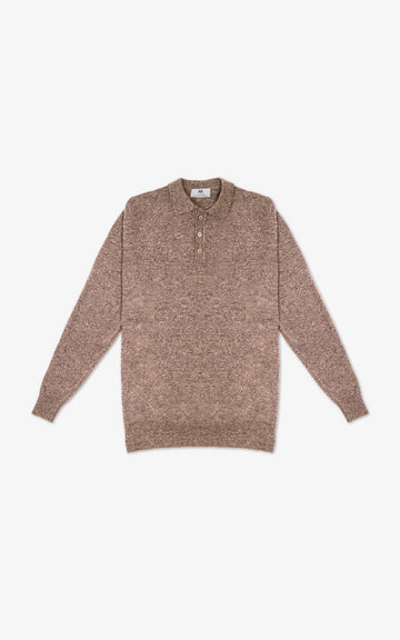 JERSEY POLO PUNTO BEIGE