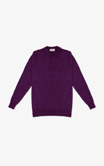 JERSEY POLO PUNTO LAVANDA