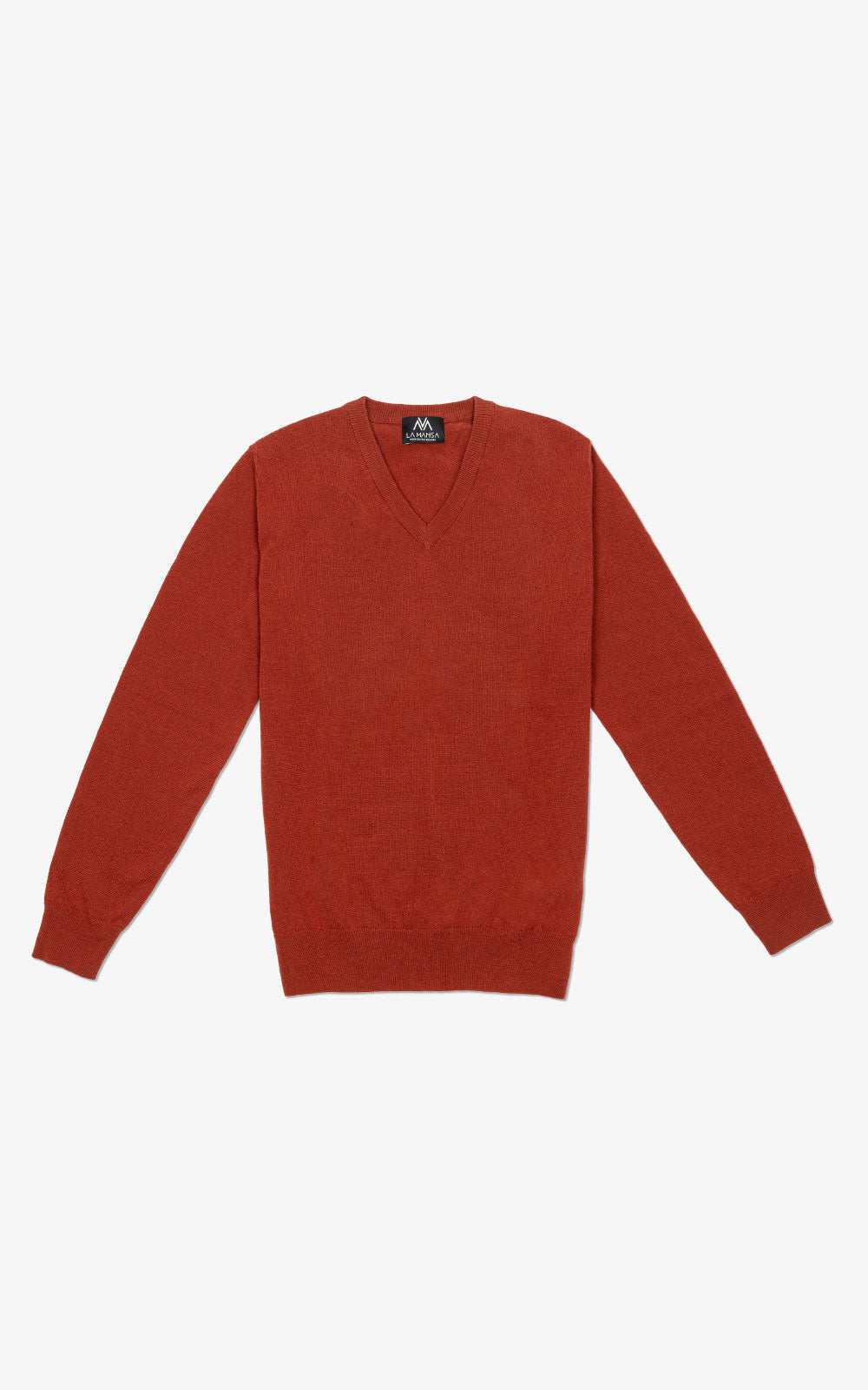 JERSEY DE CASHMERE TERRACOTA