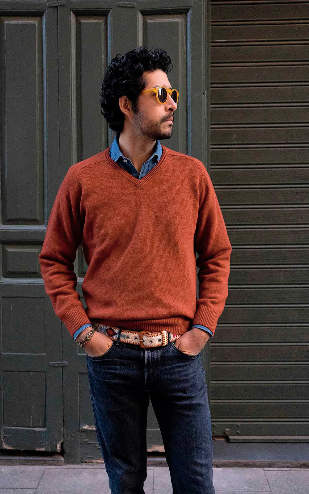 JERSEY DE PICO TERRACOTA