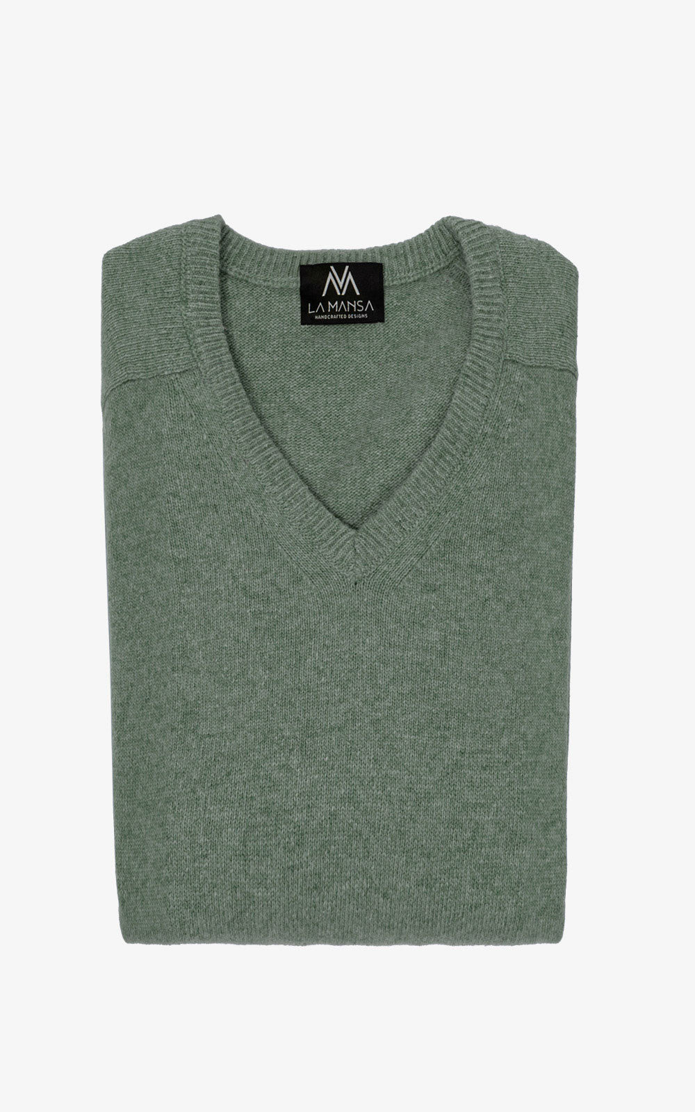 JERSEY DE PICO VERDE GRISÁCEO