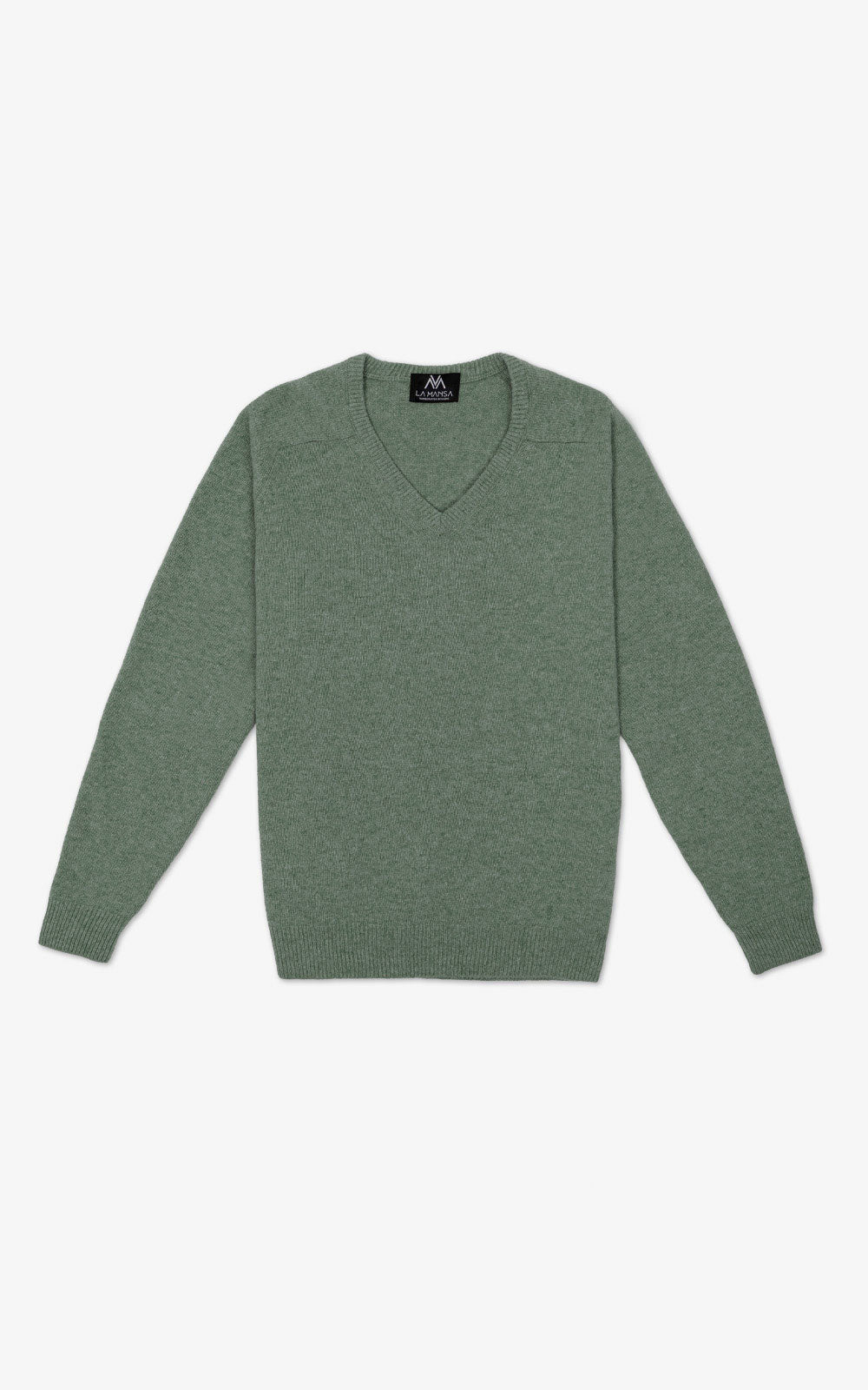 JERSEY DE PICO VERDE GRISÁCEO