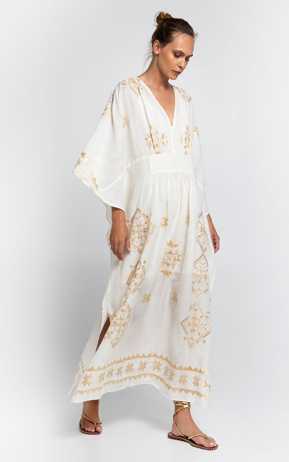 KAFTAN LEFKADA NATURAL GOLD