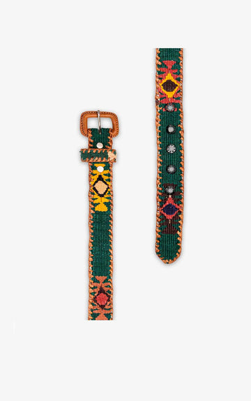 English Green Mayan Belt