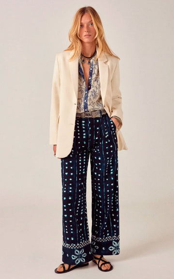 TROUSERS MIZU OCEAN INK