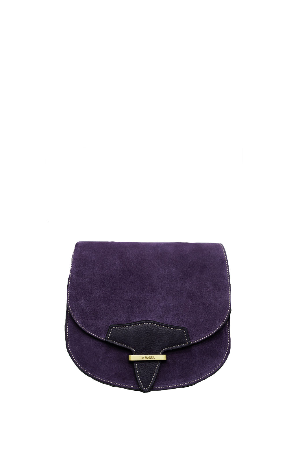 Purple Half Moon Bag