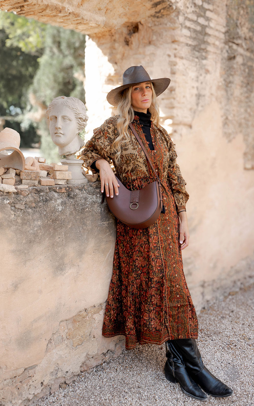 VESTIDO CLAUDINE AUTUMN LEAVES