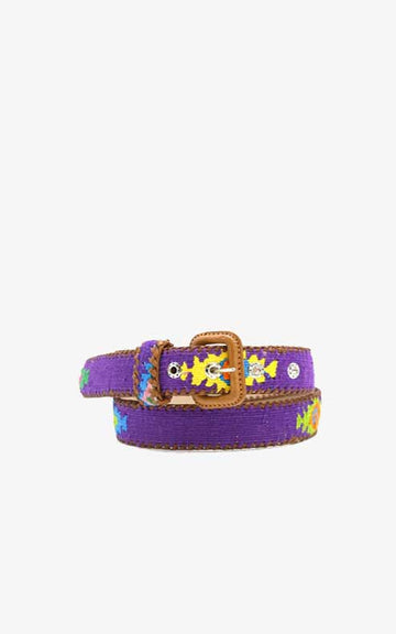 Purple Ethnic Belt