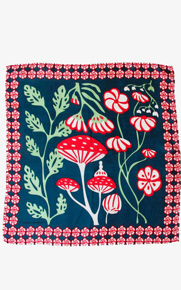 Mini Foulard Alice Marine Navy