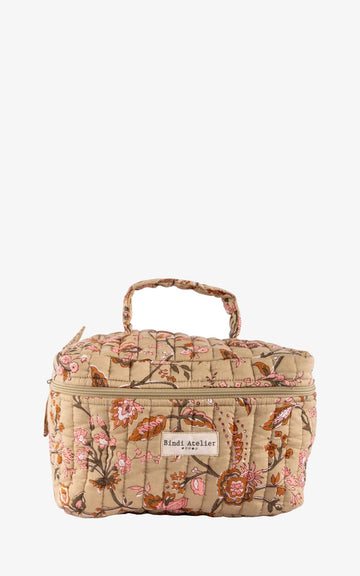 Neceser Vanity Nesta Beige - Bindi Atelier