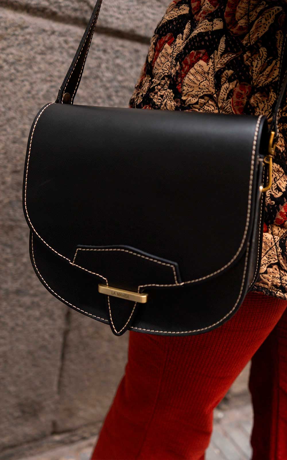 Black Half Moon Bag