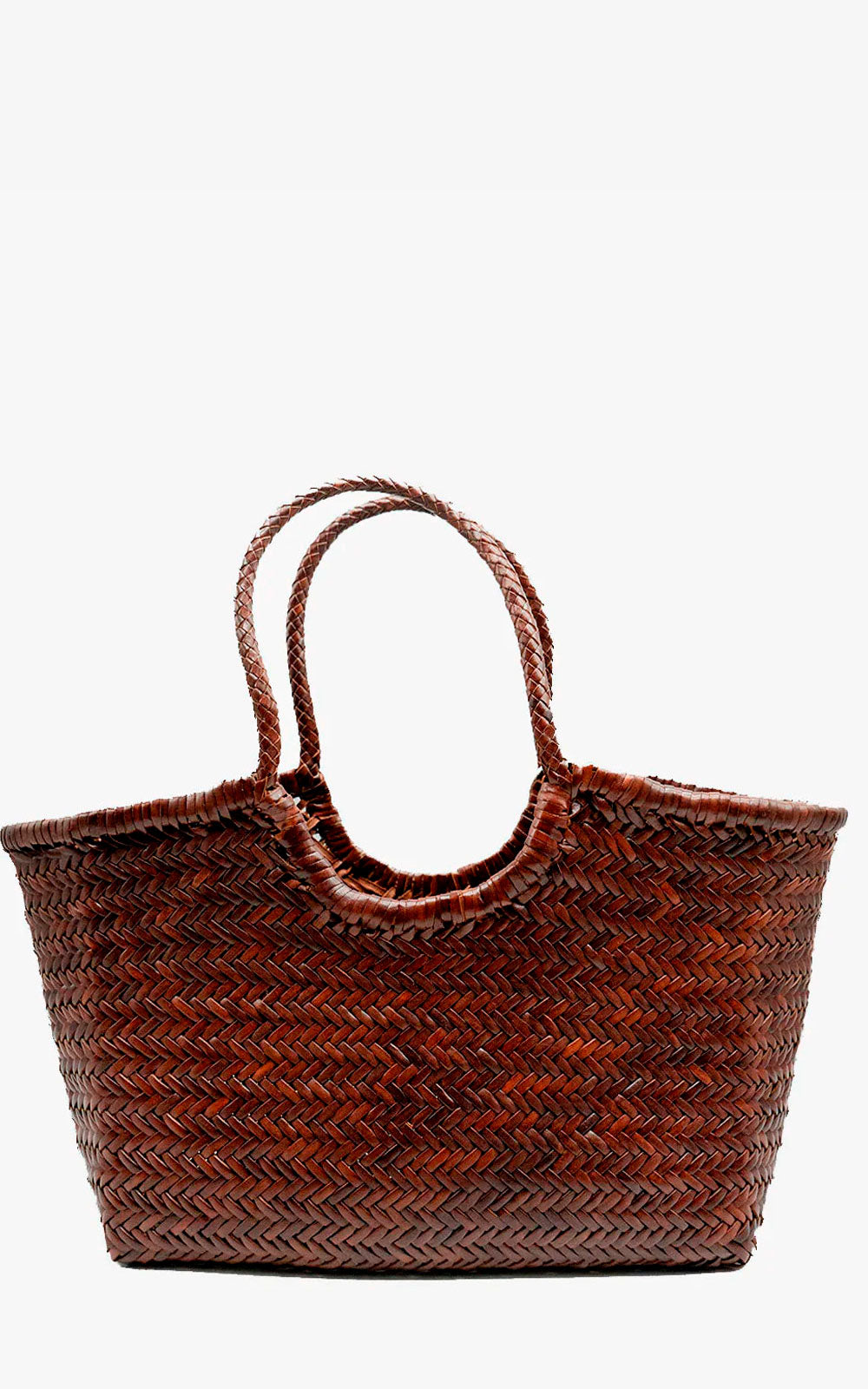 NANTUCKET BIG BASKET BAG BURGUNDY