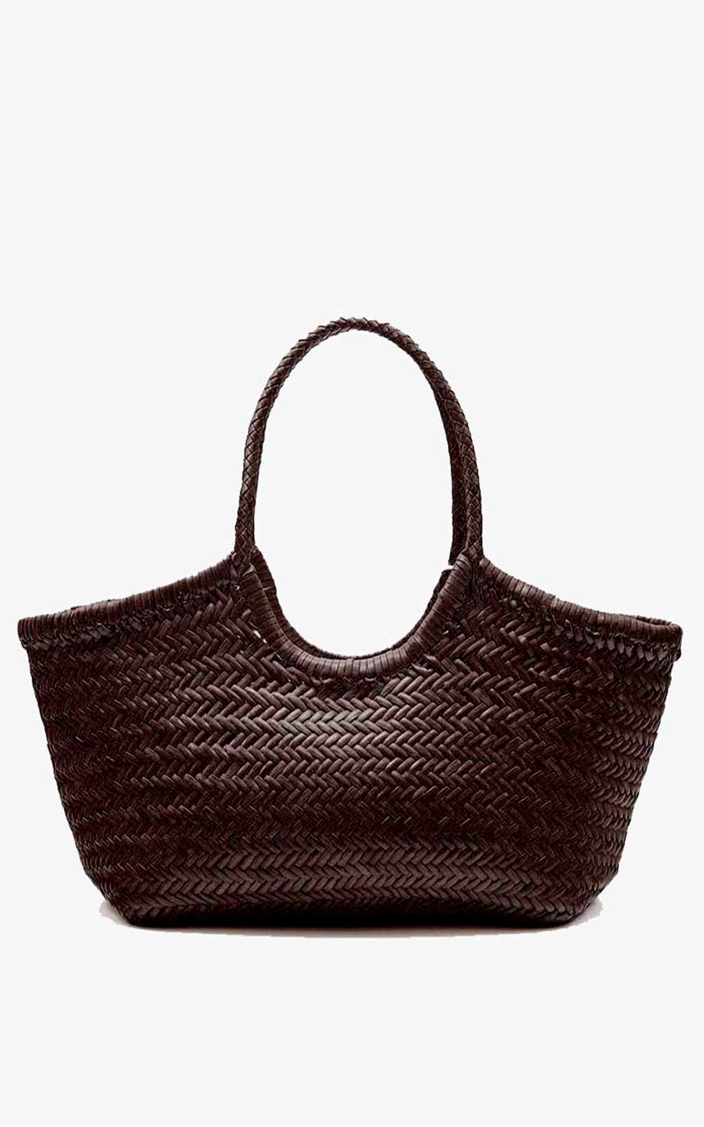 BOLSO NANTUCKET BIG BASKET CHOCOLATE