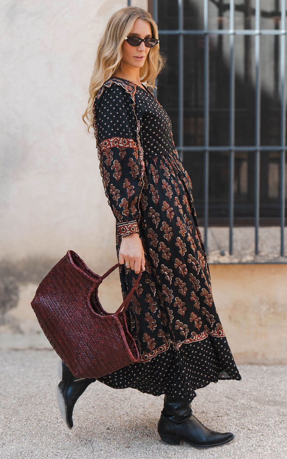 NANTUCKET BIG BASKET BURDEOS