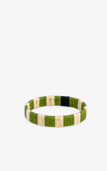 BRAZALETE WENGUE OLIVA GOLD