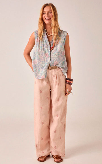 TROUSERS OTTO ANTIQUE BLUSH