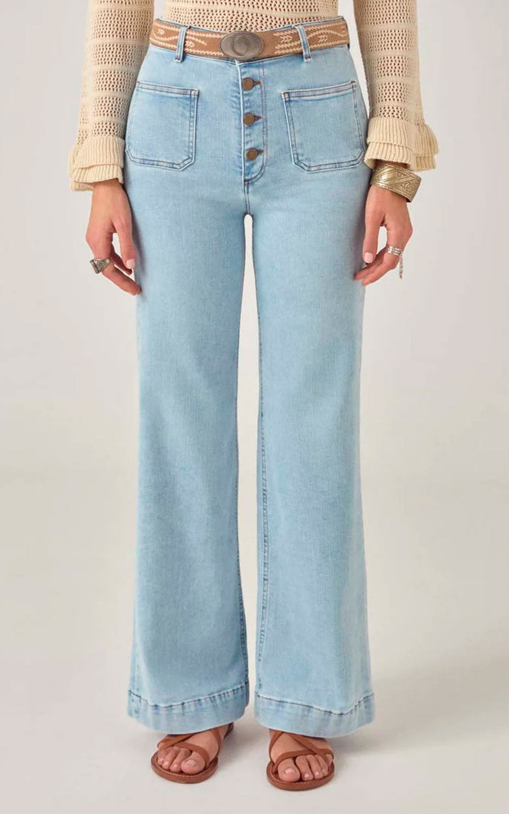 CHARLIE BEACH BLUE TROUSERS