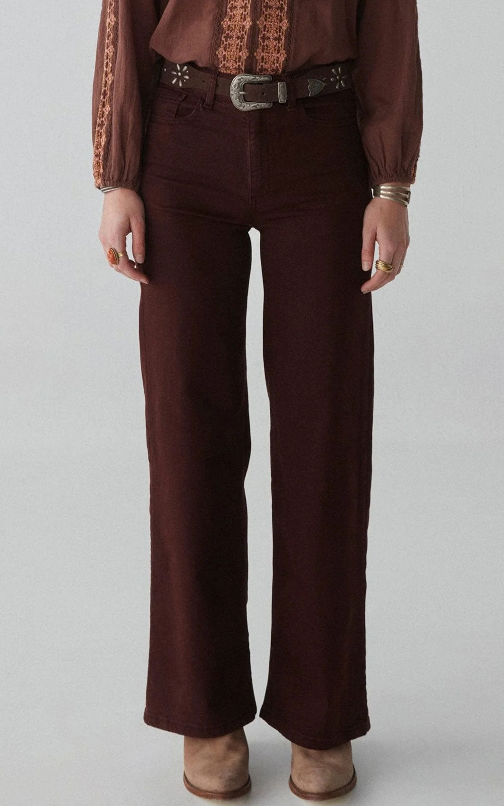 PANTALON PAULA BRICK BROWN