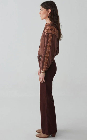 PANTALON PAULA BRICK BROWN