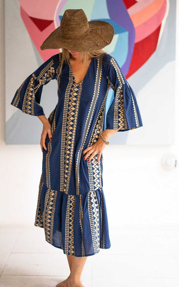 VESTIDO PERSEFONE NAVY