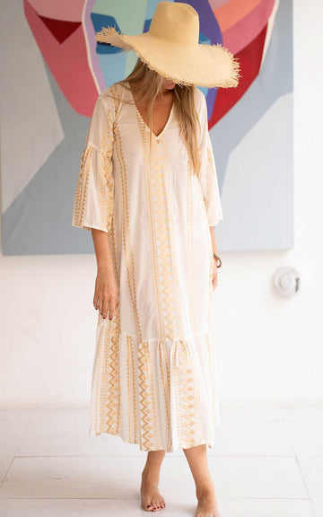 VESTIDO PERSEFONE OFF WHITE