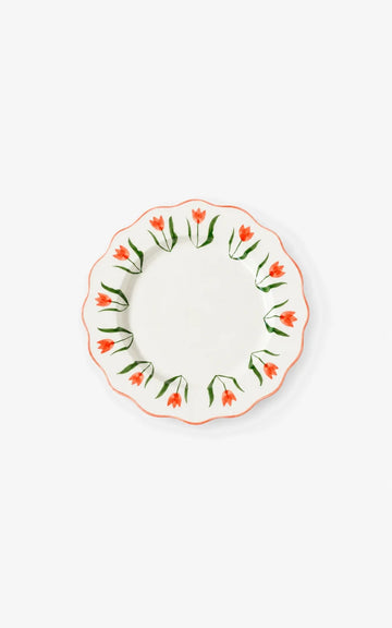 PLATO DE POSTRE FAN FAN TULIPANES