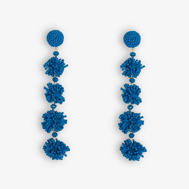 Blue Bhakti Earring