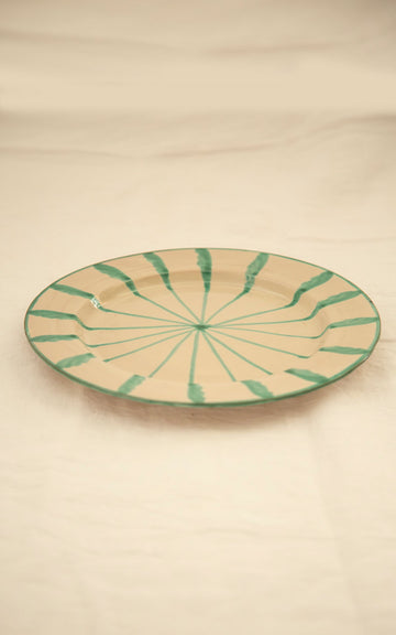 INDIVIDUAL TURQUOISE PLATE