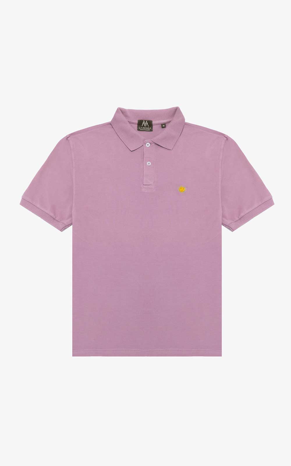 WASHED BURGUNDY POLO SHIRT