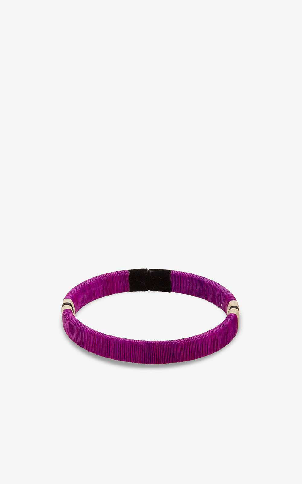 PULSERA WENGUE 10mm Morada