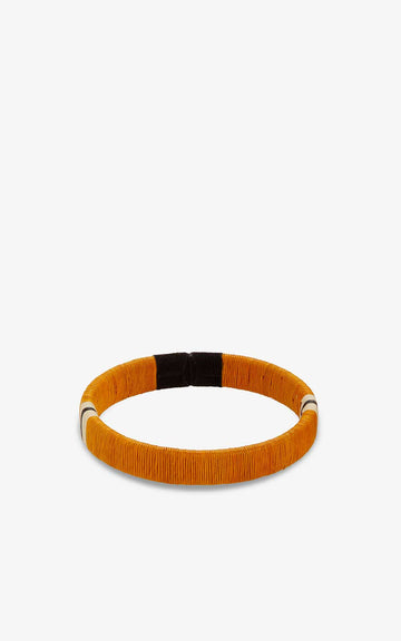 PULSERA WENGUE 10mm Naranja