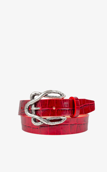 CINTURÓN SERPENT ROJO