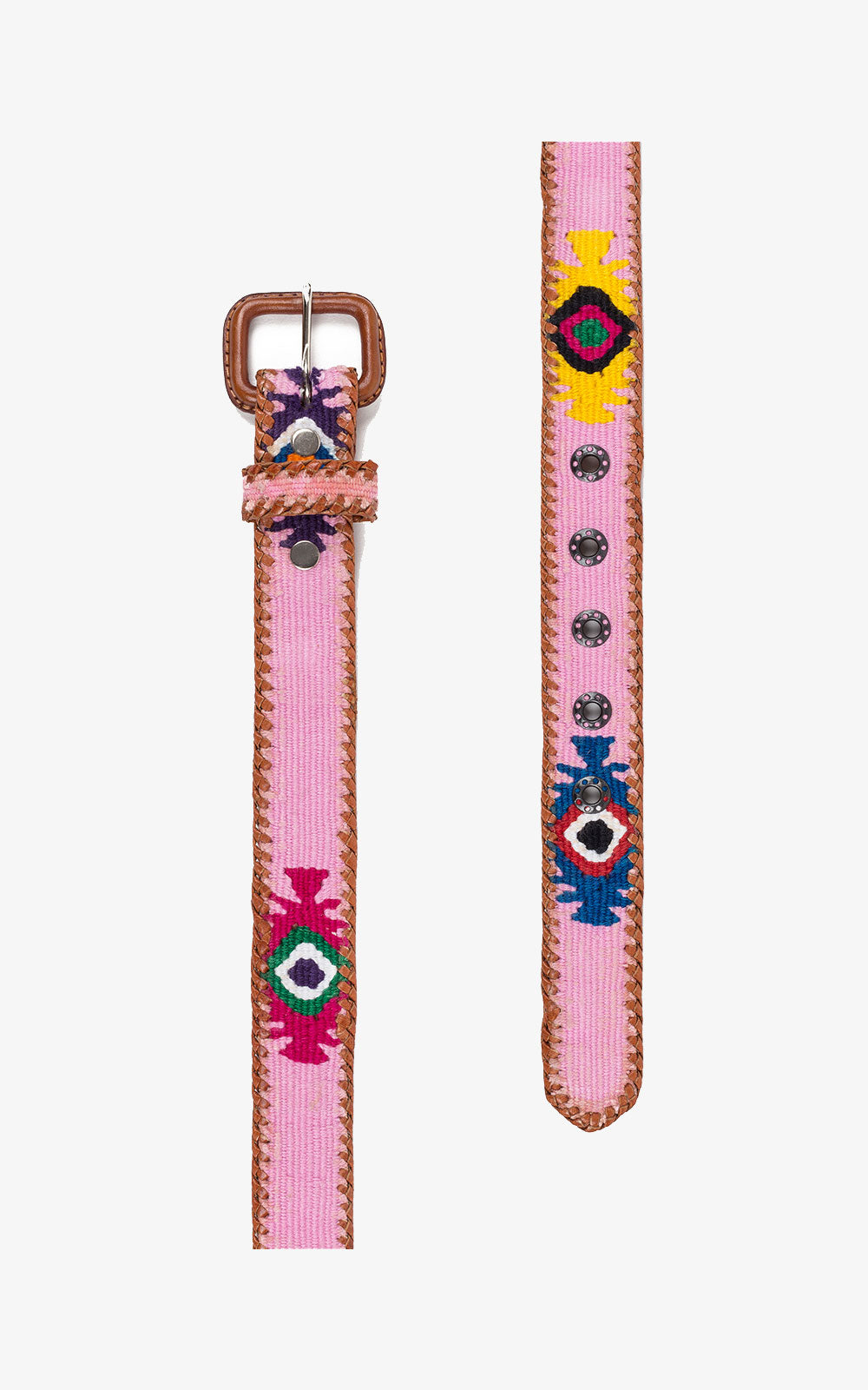 Cinturón Étnico Rosa Palo