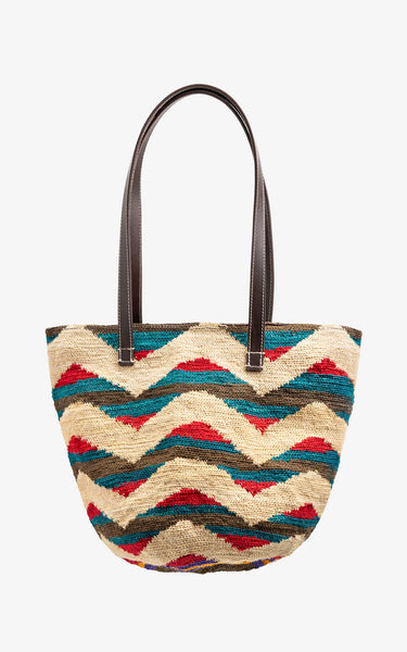 Loewe Shigra Basket Bag Loewe Shigura Women's Leather,Raffia Tote
