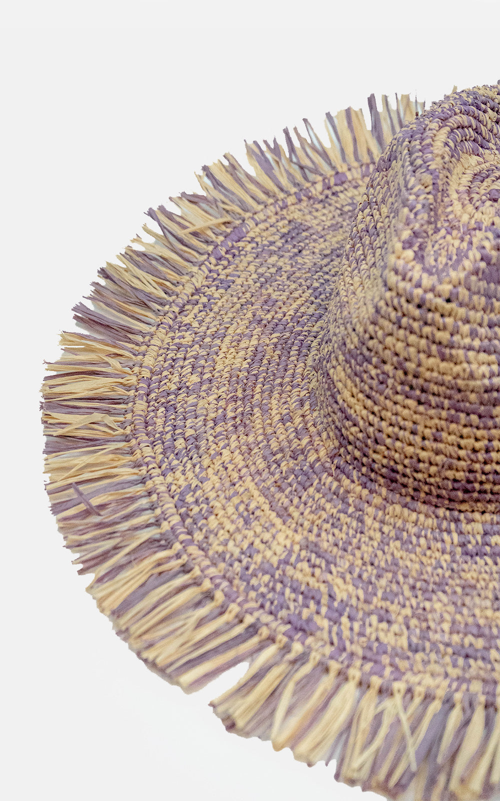 SOMBRERO IBIZA LILA + NATURAL