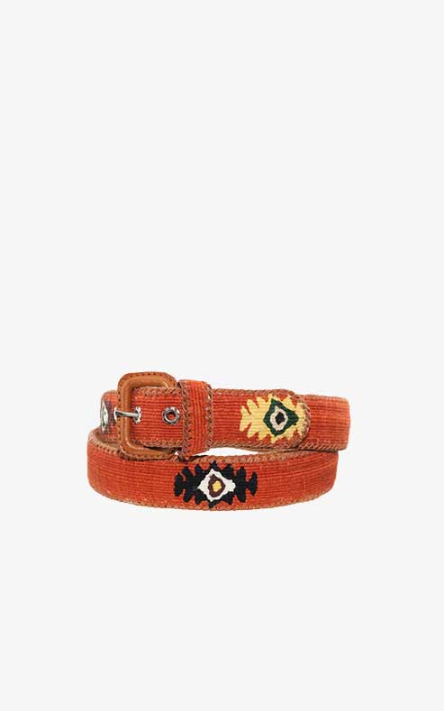 Terracotta Ethnic Belt