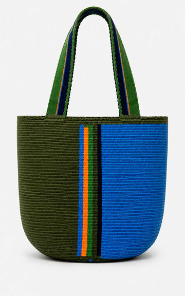 TOTEM WAYUU BICOLOR VERDE AZUL