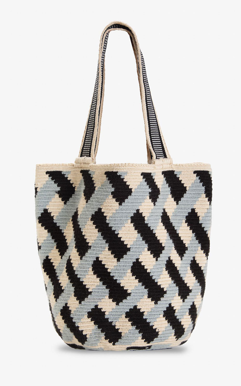 Wayuu Totem Sky Striped Bag