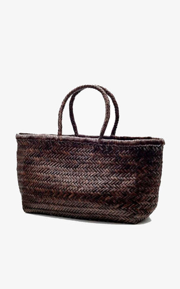 BAMBOO TRIPLE JUMP SMALL BURGUNDY BAG