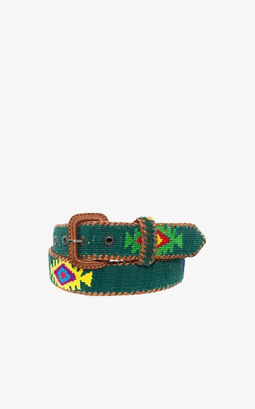 English Green Ethnic Belt