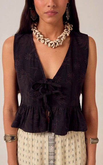 ZHOU ONYX WAISTCOAT