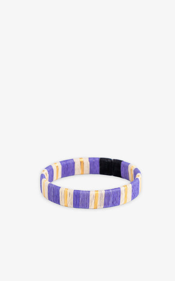 BRAZALETE WENGUE VIOLETA GOLD