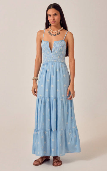 ETTA SKY BLUES DRESS