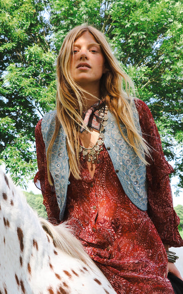 VESTIDO PAQUITA RED MIRAGE