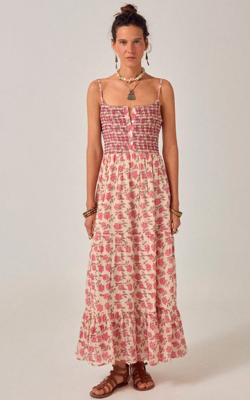 VESTIDO ROSES ZARA SCOTTISH PINK