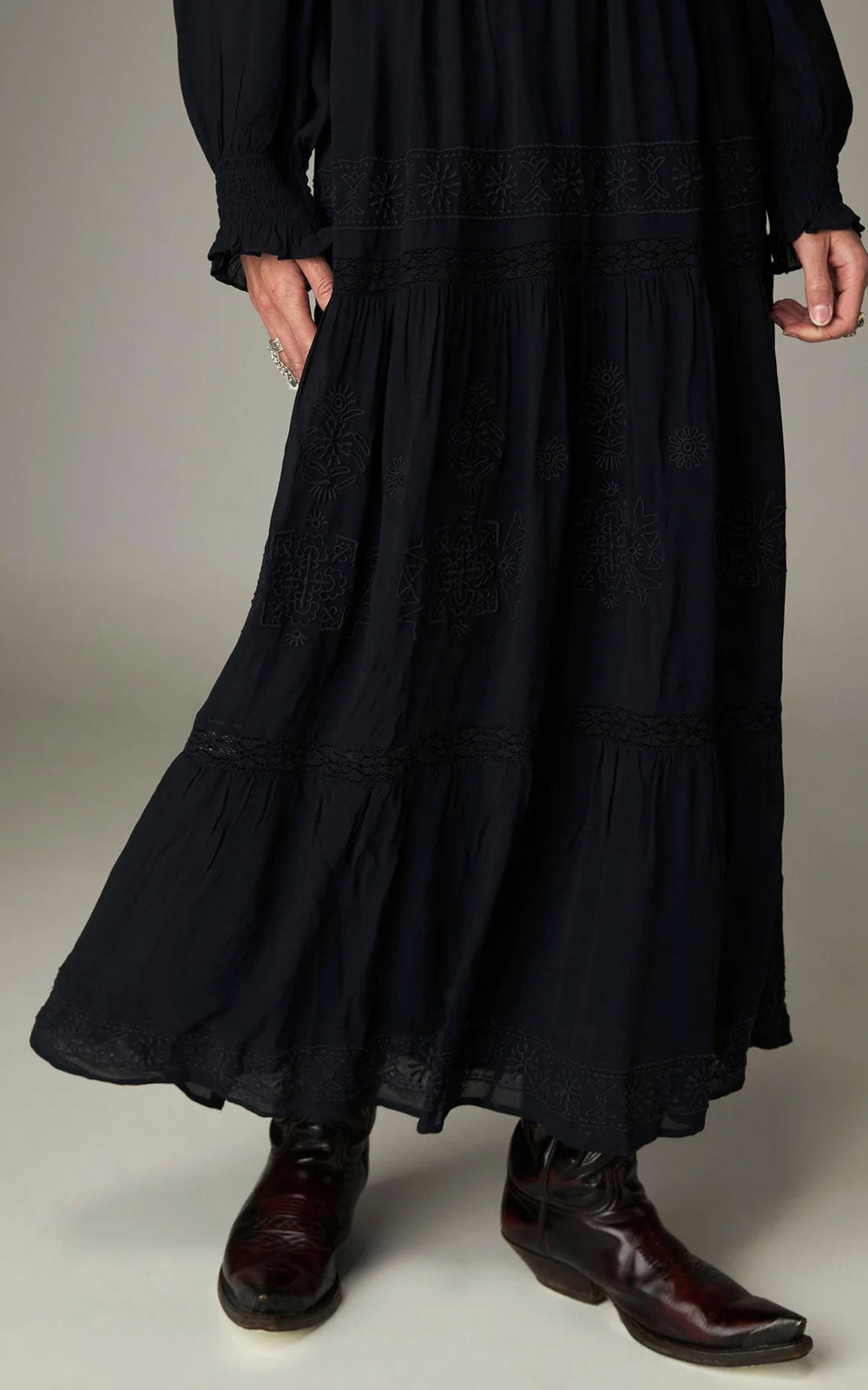 SUSAN NIGHT BLUE DRESS