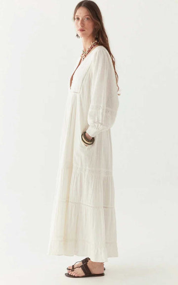 CAROLINE OFF WHITE DRESS
