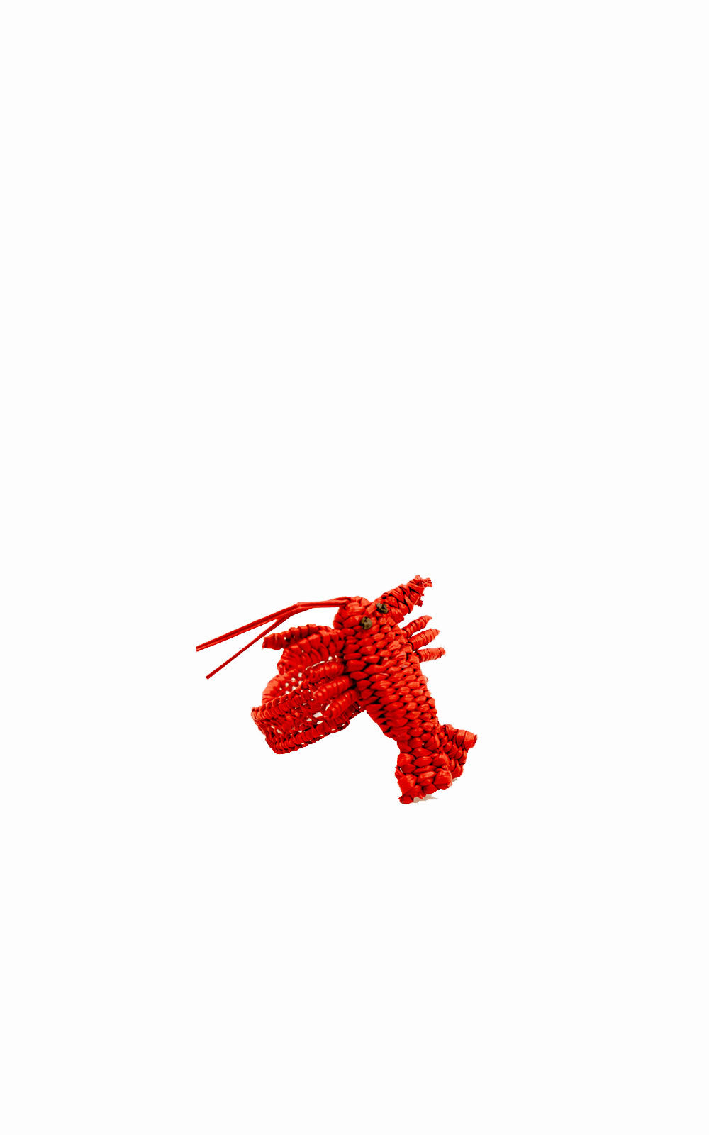 Red Medallion Earring