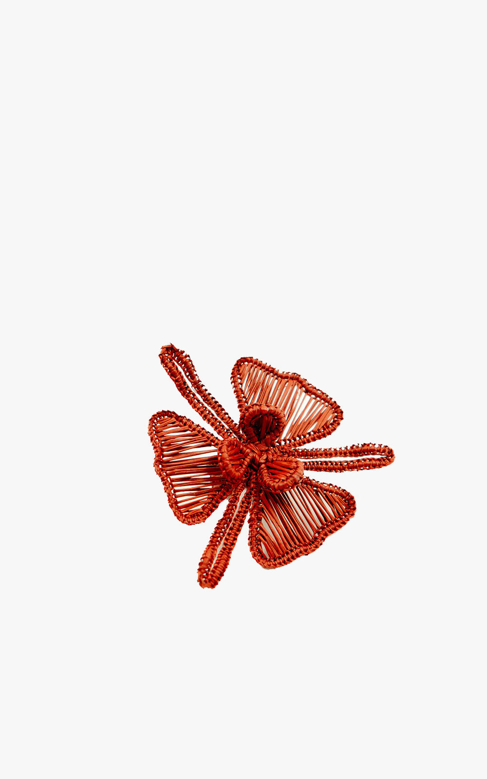 Red Medallion Earring